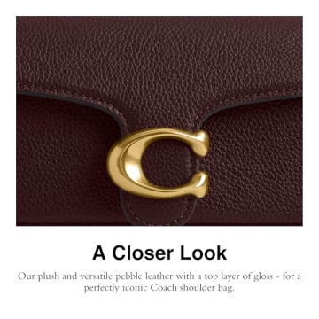 Stylish COACH Tabby Shoulder Bag 20 in B4/Merlot