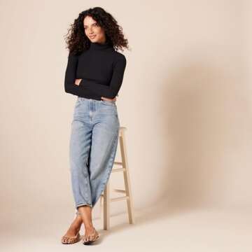 Amazon Essentials Women's Knit Ballet Flat, Brown Leopard Print, 8.5