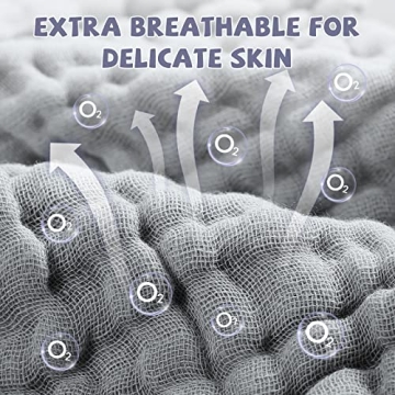 MUKIN Baby Washcloths Soft and Absorbent for Newborns