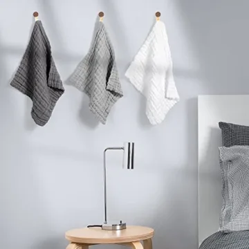 MUKIN Baby Washcloths Soft and Absorbent for Newborns