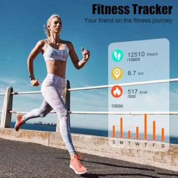 Smart Watch for Men Women - 1.96" Fitness Tracker