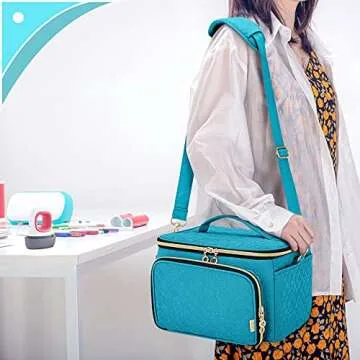 LUXJA Stylish Carrying Case for Cricut Joy & Easy Press