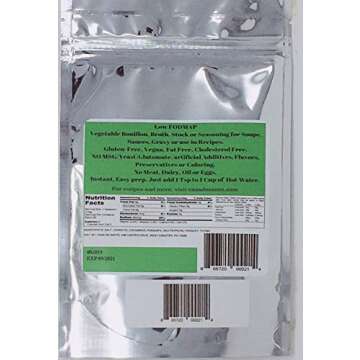 Low FODMAP Artisan Vegetable Stock Powder for Healthy Cooking