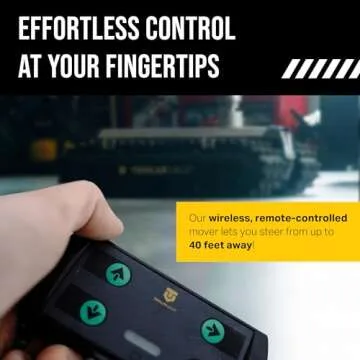 Trailer Valet TVRVR9 Remote Control Trailer Dolly - Compact, Electric Trailer Mover Dolly - Corrosion-Resistant Aluminum Body - Includes 2" Ball and 2.5/16" Ball Converter - 9,000 lb Capacity