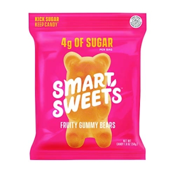 SmartSweets Gummy Bears Fruity Healthy Candy Treats