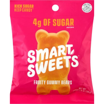 SmartSweets Gummy Bears Fruity Healthy Candy Treats