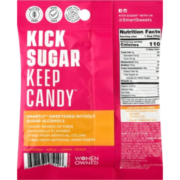 SmartSweets Gummy Bears Fruity Healthy Candy Treats