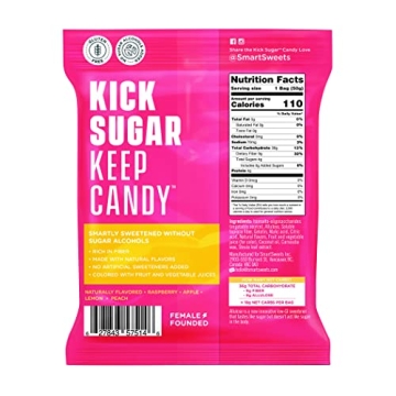 SmartSweets Gummy Bears Fruity Healthy Candy Treats