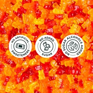 SmartSweets Gummy Bears Fruity Healthy Candy Treats