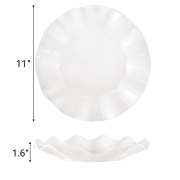 Stylish 4 Pcs Melamine Plates Set Perfect for Any Occasion