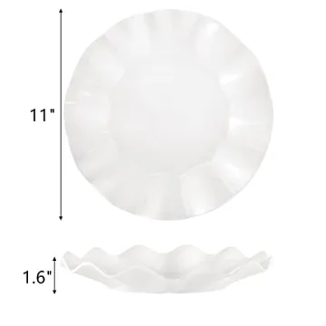 Stylish 4 Pcs Melamine Plates Set Perfect for Any Occasion