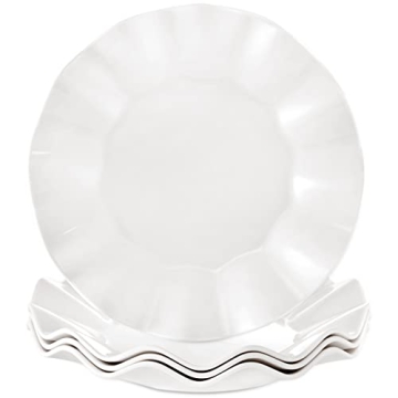 Stylish 4 Pcs Melamine Plates Set Perfect for Any Occasion