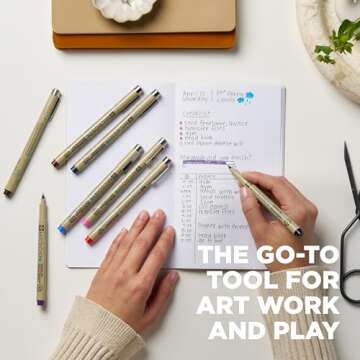 Top Quality Pigma Micron Plastic Nib Pens for Artists