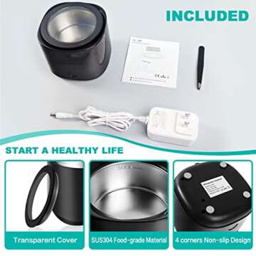 Ultrasonic Cleaner for Dentures and Aligners - Portable