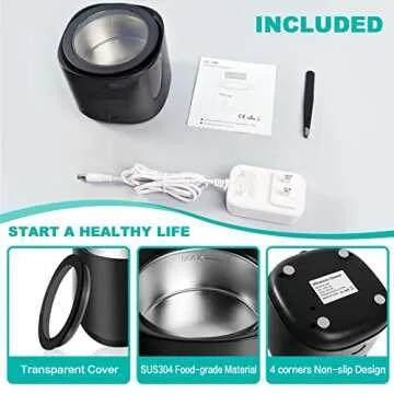 Ultrasonic Cleaner for Dentures and Aligners - Portable