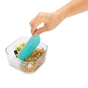 PackIt Mod Snack Bento Container with Leak-proof Dividers