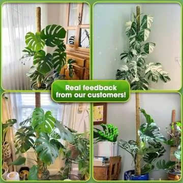 DUSPRO 59 Inch Moss Pole for Big Climbing Plants Support