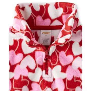 Gymboree Girls' Heart Print Pullover Sweater 4T