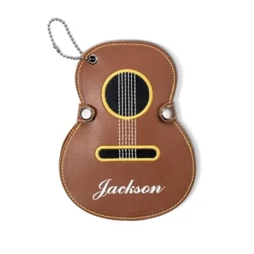 Custom Guitar Picks Holder | Personalized Leather Case