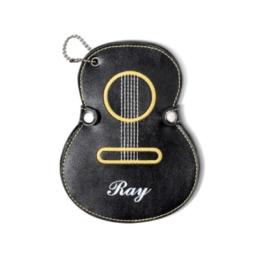 Custom Guitar Picks Holder | Personalized Leather Case