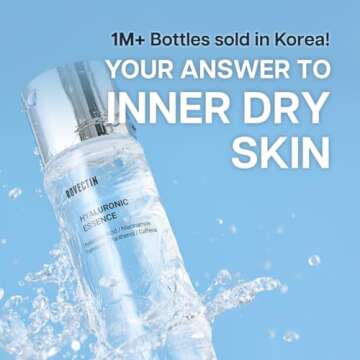 ROVECTIN Aqua Hyaluronic Essence (Activating Treatment Lotion) - 7 Layers Hyaluronic Acid Facial Ton...