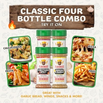 Flavor God Classic Combo Pack 4 Natural Seasoning Set