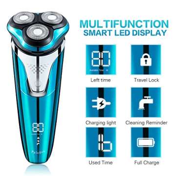 Professional Electric Razor for Men - Travel Friendly Shaver