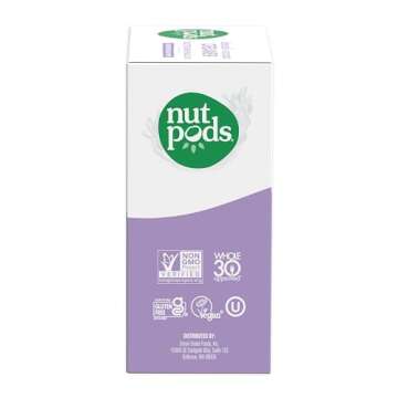 nutpods Toasted Marshmallow Coffee Creamer - Unsweetened Non Dairy Creamer Made from Almonds and Coconuts - Keto Creamer, Whole30, Gluten Free, Non-GMO, Vegan, Sugar Free, Kosher (3-Pack)