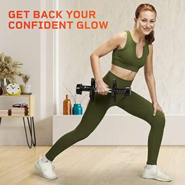 Lifepro Adjustable Dumbbells Set/Single - 15lb 43lb 55lb 90lb 25 lb Dumbbell Sets with Rack - Quick Adjust, Secure Grip weights dumbbells set - Compact Hand Weights for Women/Men at Home Gym