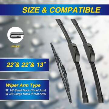 5 PLUS® Silicone Windshield Wipers - Superior Replacement for GMC & Chevy SUVs