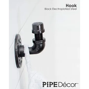 Industrial Pipe Bathroom Hardware Fixture Set for Modern Chic