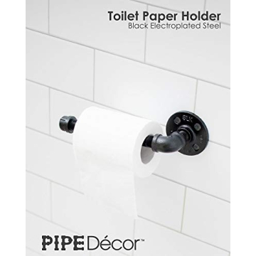 Industrial Pipe Bathroom Hardware Fixture Set for Modern Chic