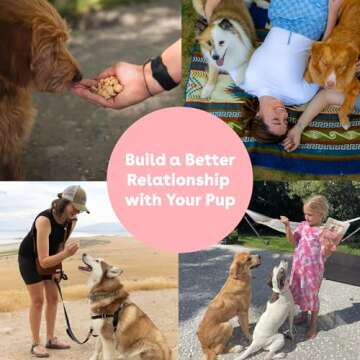 Pupford Freeze Dried Training Treats for Dogs & Puppies, 475+ Two Ingredient Bites (Salmon, 4 oz)