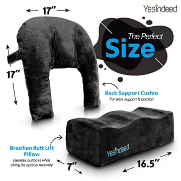 YesIndeed BBL Recovery Pillow Set for Comfortable Healing