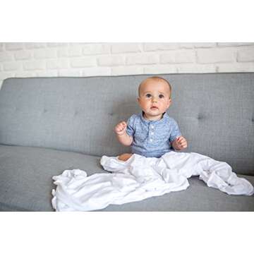 Copper Pearl Baby Swaddle Blanket - Soft and Stylish