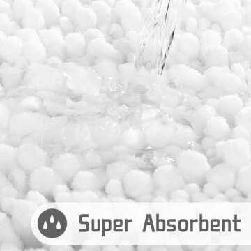 Yimobra Bath Rug Mat - Soft, Absorbent, and Stylish