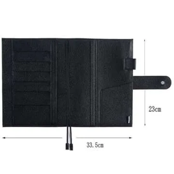 Stylish Moterm Leather Cover for A5 Notebooks - Perfect for Hobonichi and More!
