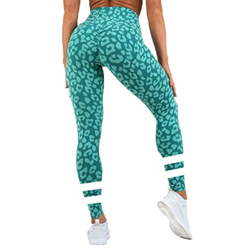 Fazortev Women's Leopard Print Leggings - Comfort & Style