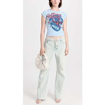 SIMONMILLER Women's Lopsy Bag, Macadamia, Off White, One Size