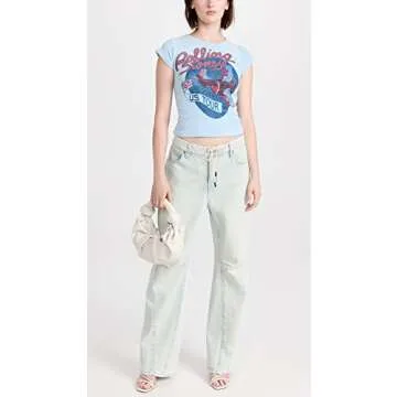 SIMONMILLER Women's Lopsy Bag, Macadamia, Off White, One Size