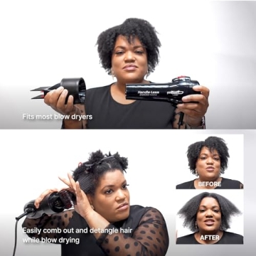 Kiss Universal Detangling Blow Dryer Hair Pik - Fast Drying