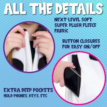 Funziez! Adult Onesie - Unisex Plush Costume for All