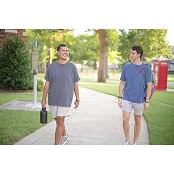 Simple Modern Water Bottle with Straw, Handle, and Chug Lid Vacuum Insulated Stainless Steel Metal Thermos Bottles | Half Gallon Leak Proof BPA-Free Flask | Summit Collection | 64oz, Midnight Black