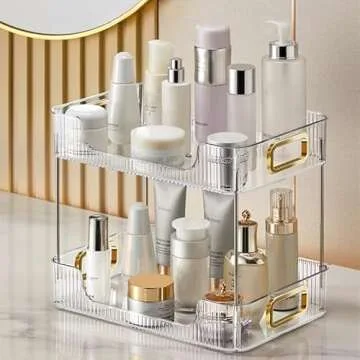 Stylish CESTATIVO Bathroom Organizer - Elegant and Durable Countertop Shelf
