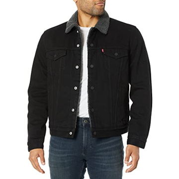 Levi's Men's Sherpa Lined Trucker Jacket - Stylish & Warm for All Seasons
