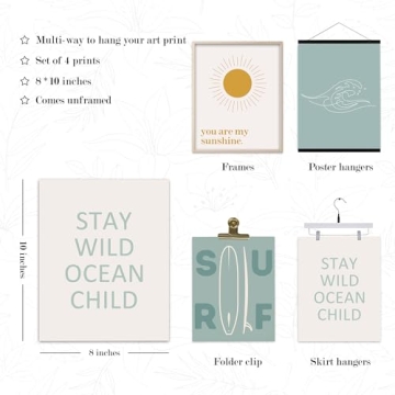 BearCake Ocean Wall Art: Beautiful 8x10 Prints for Decor