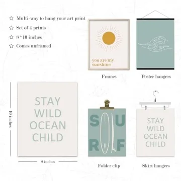 BearCake Ocean Wall Art: Beautiful 8x10 Prints for Decor