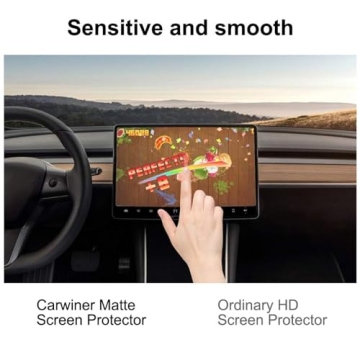 Carwiner Matte Screen Protector for Tesla Model 3 and Y