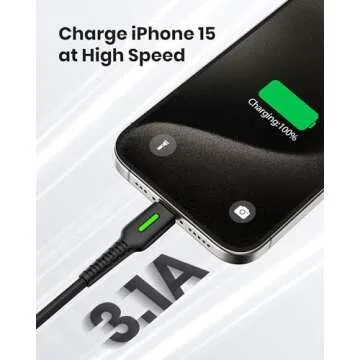 INIU USB to C Cable, 3 Packs [1.6ft+6.6ft*2] 3.1A USB A to USB C Fast Charging Cable, Braided Type C Phone Charger Cord for iPhone 16 15 Pro Samsung Galaxy S21 S20 S10 S9 Pixel LG Android