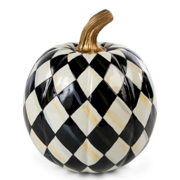 MacKenzie-Childs Small Decorative Pumpkin for Autumn Joy